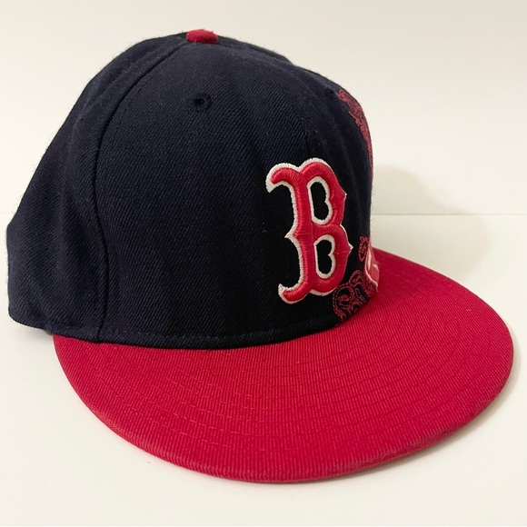 Boston Red Sox MLB Hat Cap Fitted 7 1/2 Wool New Era 59Fifty - Picture 8 of 16